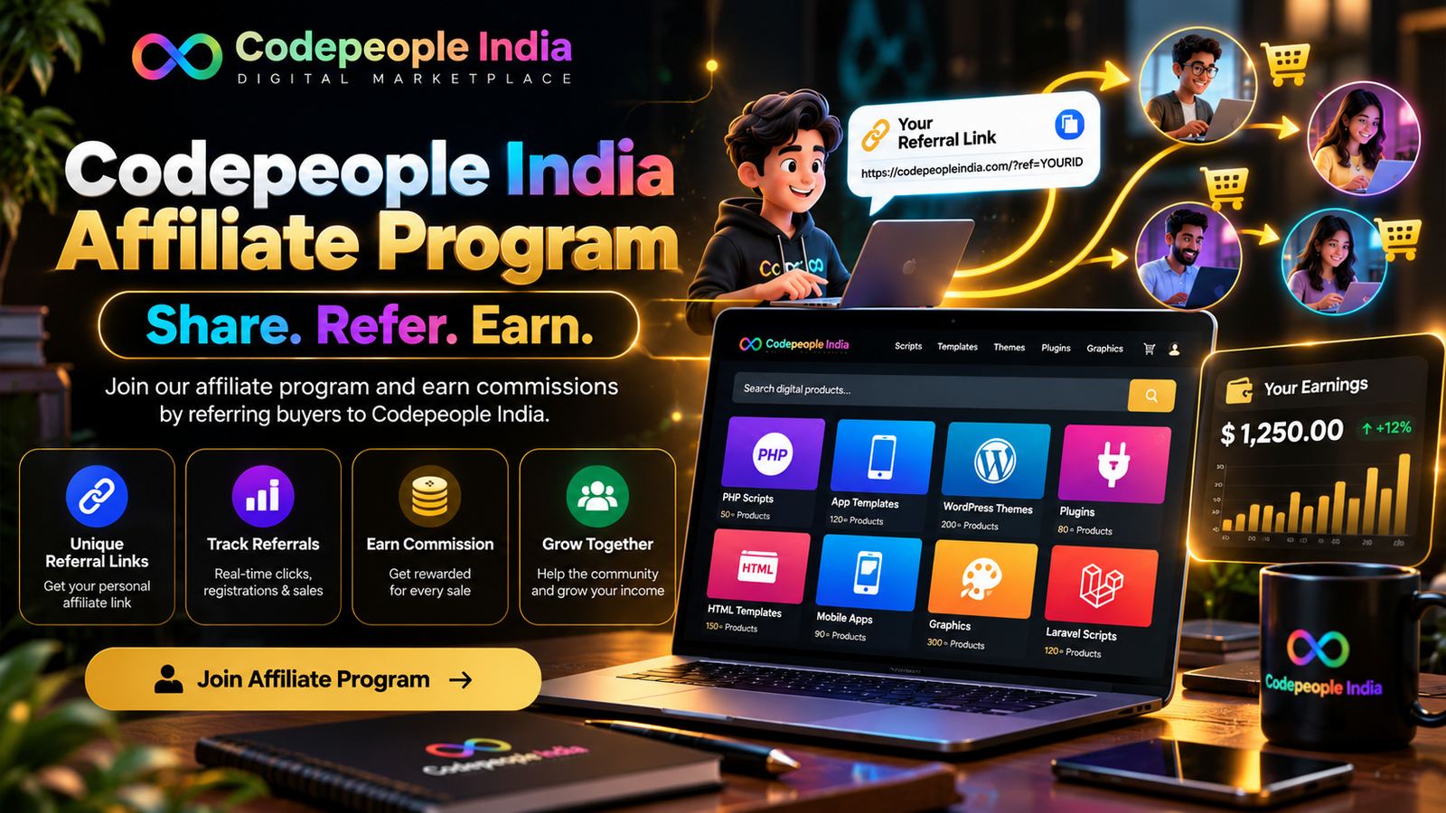 🚀 Codepeople India Affiliate Program