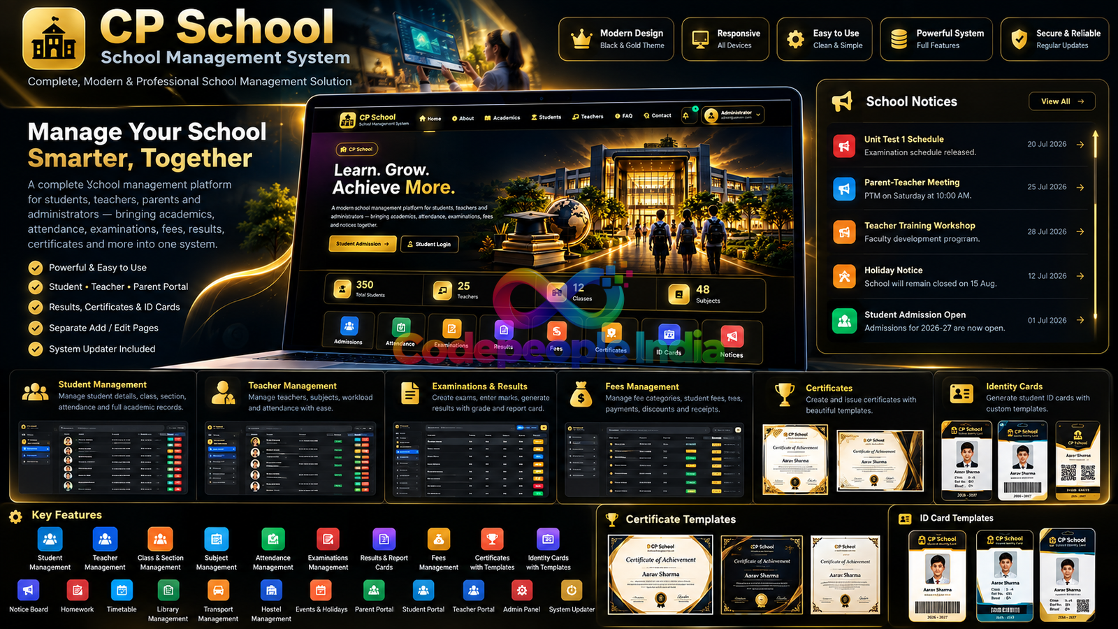 CP School — School Management System